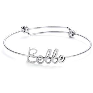 BELLE SILVER  ADJUSTABLE NAME BRACELET  *NWT*✨